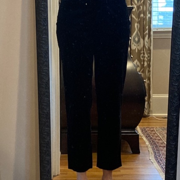 Ann Taylor Velvet ankle pant - Picture 2 of 5